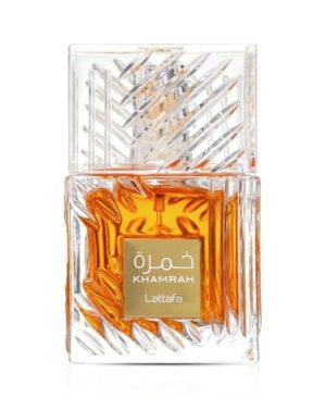 Lattafa Khamrah - Vanilla, Warm Spicy, Amber, Cinnamon - Eau de Parfum Long-Lasting Fragrance for Unisex, 3.40 Ounce / 100 ml