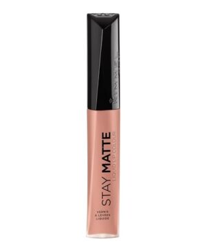 Rimmel London Stay Matte Liquid Lip Color with Full Coverage Kiss-Proof Waterproof Matte Lipstick Formula that Lasts 12 Hours - 708 Mwah, .21oz