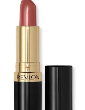 Revlon Super Lustrous Lipstick, Creamy Formula For Soft, Fuller-Looking Lips, Moisturized Feel, 130 Rose Velvet, 0.15 oz