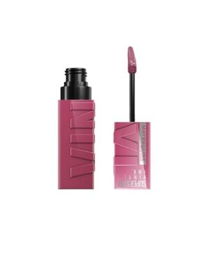 Maybelline Super Stay Vinyl Ink Longwear No-Budge Liquid Lipcolor Makeup, Highly Pigmented Color and Instant Shine, Coy, Rose Mauve Nude Lipstick, 0.14 fl oz, 1 Count