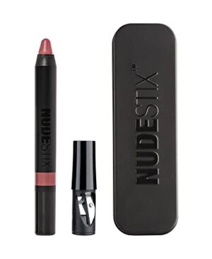 Nudestix Intense Matte Lip + Cheek Pencil – 3-in-1 Long-Wear Matte Lipstick, Lip Liner & Blush Stick | Waterproof, Vegan, Preservative-Free
