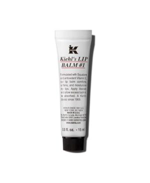 Kiehl's Lip Balm #1, Moisturizing Clear Lip Treatment for Dry Lips, Hydrating & Soothing, with Squalane, Aloe Vera & Vitamin E, Paraben-free, Fragrance-free, Unscented - 0.5 fl oz