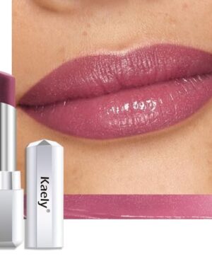 Kaely Mauve Honey Lipstick Tinted Lip Balm, Hydrating Shine Lipstick for Women Dry Lips, Moisturizing Nourishing Glossy Lip Gloss Stain Makeup, Sheer Lightweight, Vegan & Cruelty-Free, 07