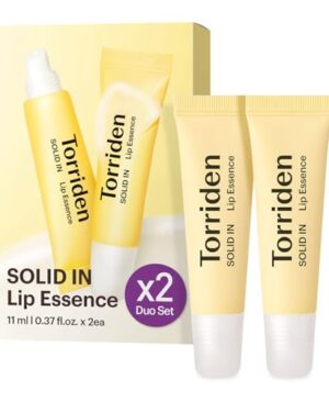 Torriden SOLID In Ceramide Lip Essence 0.37 fl.oz * 2 (Pack of 2) | Moisturizing Lip Essence for Glowy, Plumped, and Radiant Lip | Korean Lip Balm