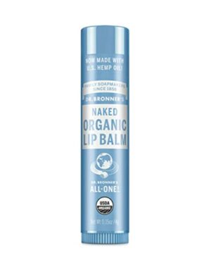 Dr. Bronner's Organic Lip Balm-Naked-0.15 oz